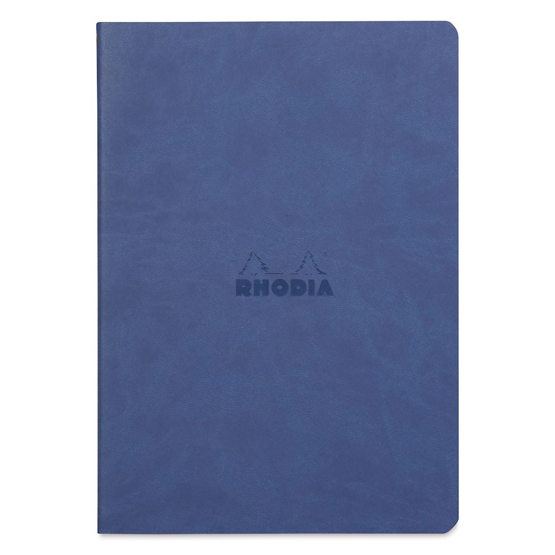 Open in modal - Rhodia Sewn Spine Rhodiarama Notebook - 5-1/2" x 8-3/4", Sapphire