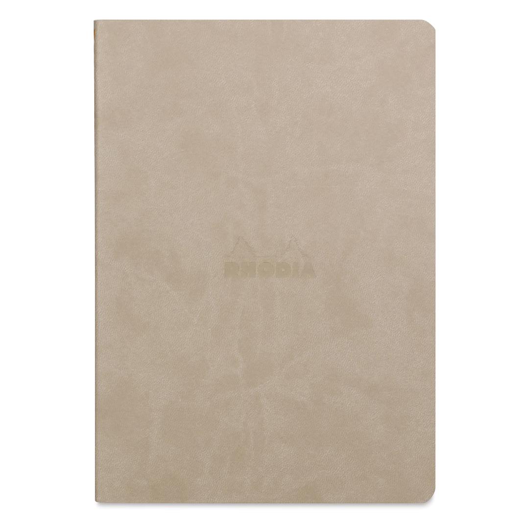 Open in modal - Rhodia Sewn Spine Rhodiarama Notebook - 5-1/2" x 8-3/4", Beige