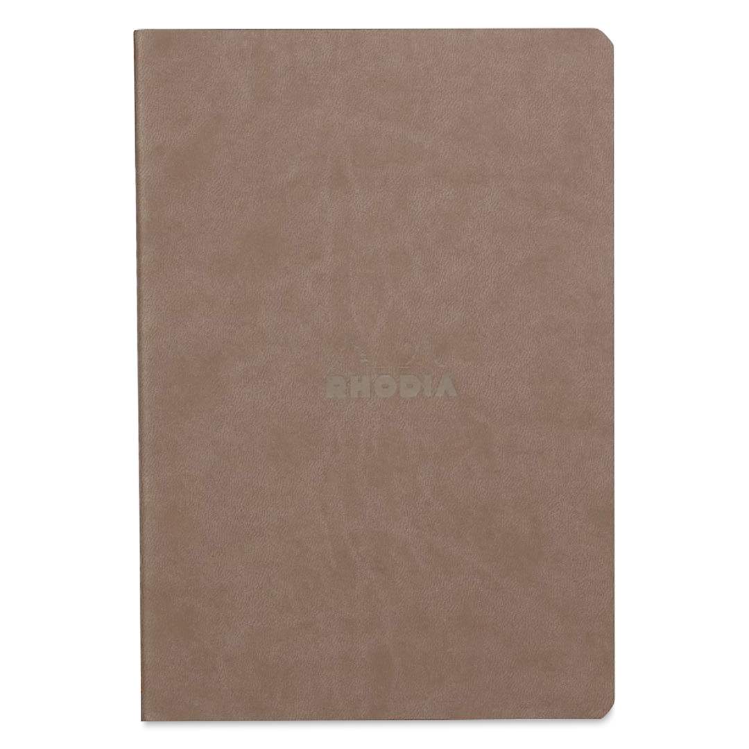 Open in modal - Rhodia Sewn Spine Rhodiarama Notebook - 5-1/2" x 8-3/4", Taupe
