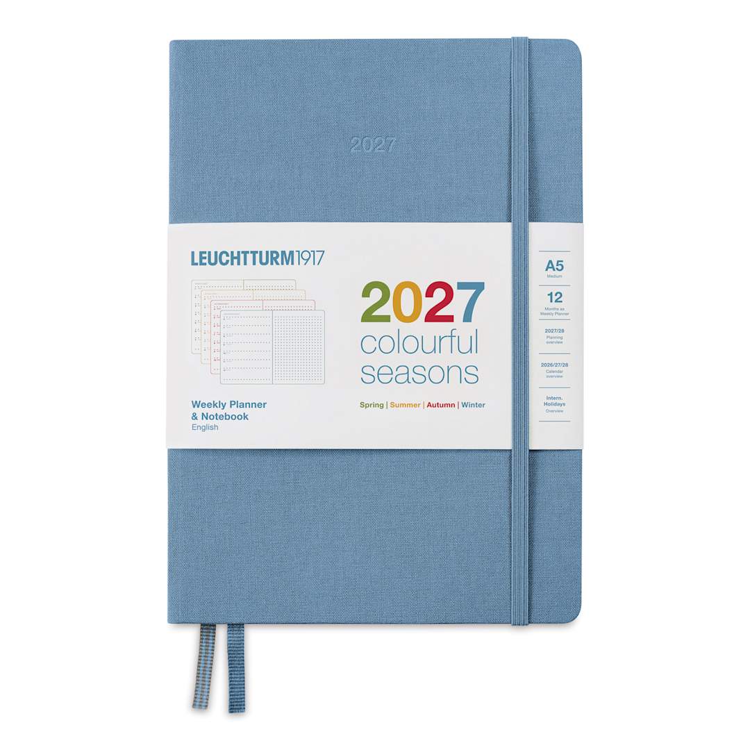 Open in modal - Leuchtturm1917 Colorful Seasons Planner Edition 2027 - 5.7" x 8.3", Blue