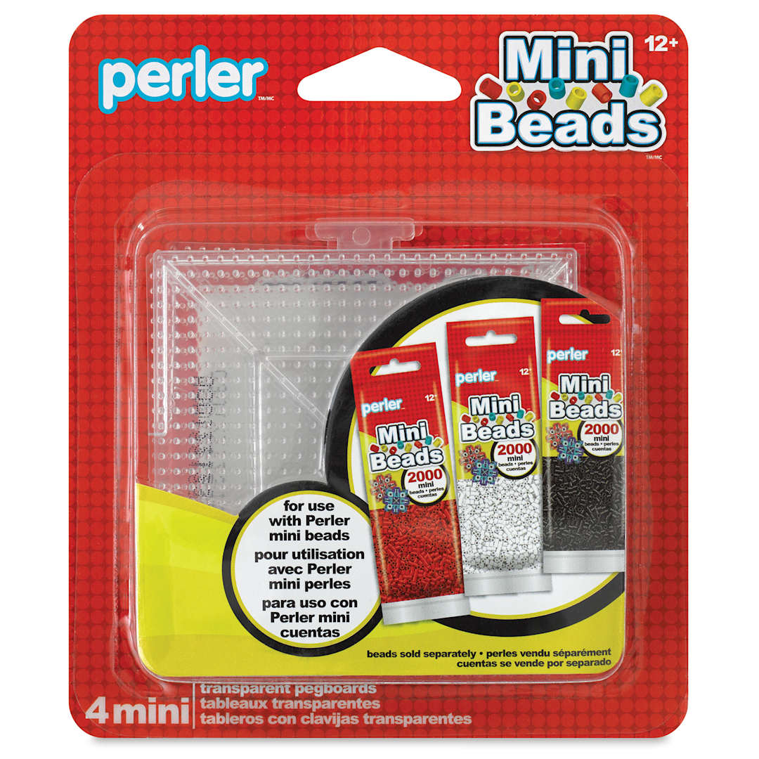 Open in modal - Perler Mini Beads Pegboards Set, front of the packaging