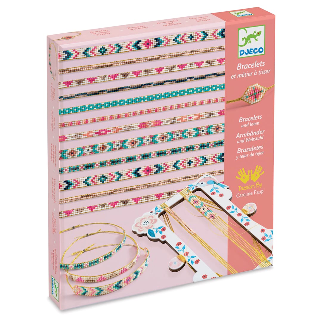 Open in modal - Djeco Tiny Beads Jewelry Craft Kit front of packaging