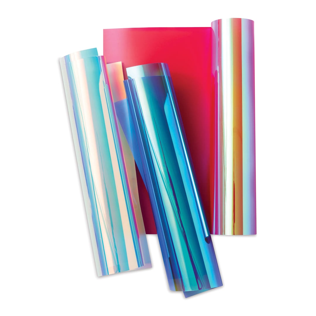 Open in modal - Cricut Joy Xtra Smart Iron-On Vinyl - Holographics Sampler, 9-1/2" x 12", Set of 3