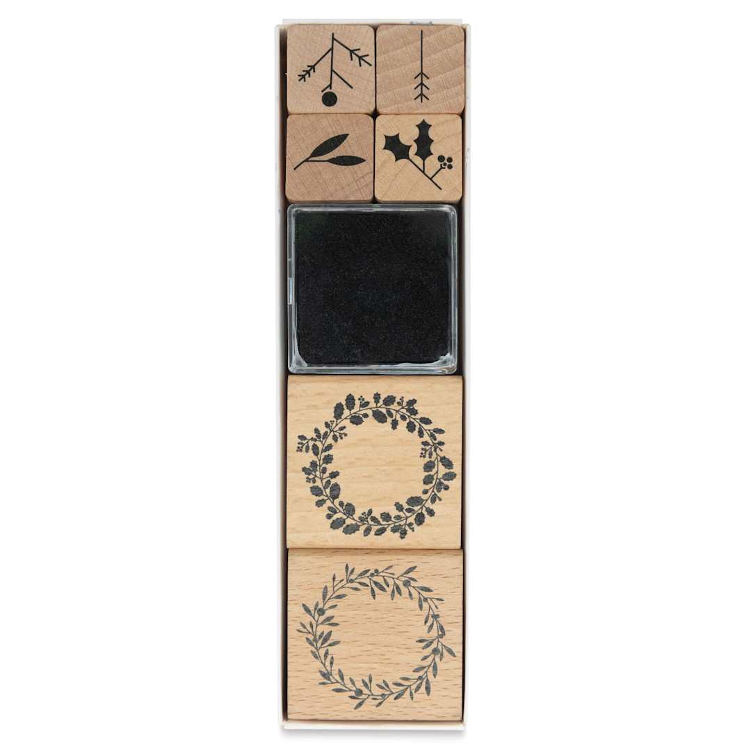 Open in modal - Rico Design Paper Poetry Stamp Set - Set of 6, Xmas front of packaging
