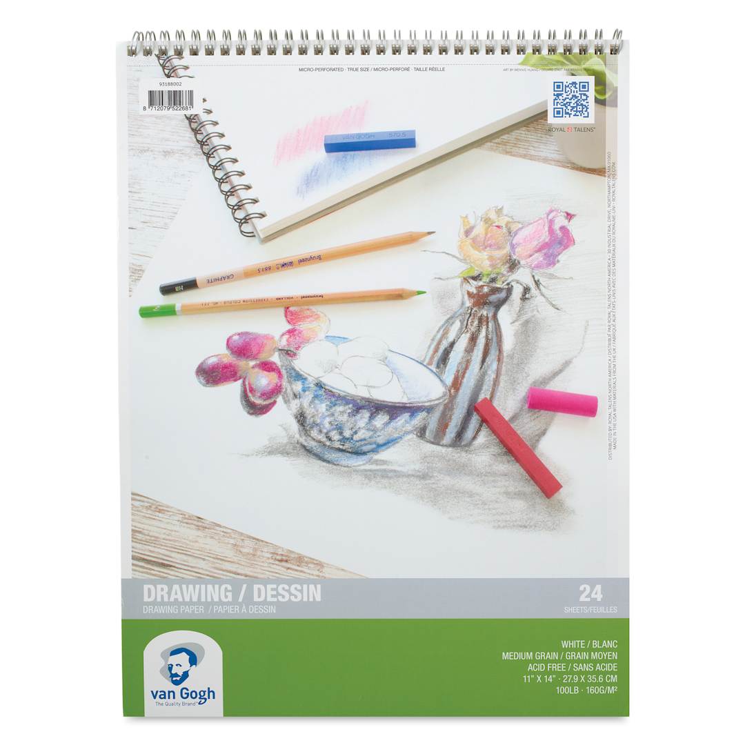 Open in modal - Van Gogh Drawing Pad - 11" x 14", front cover