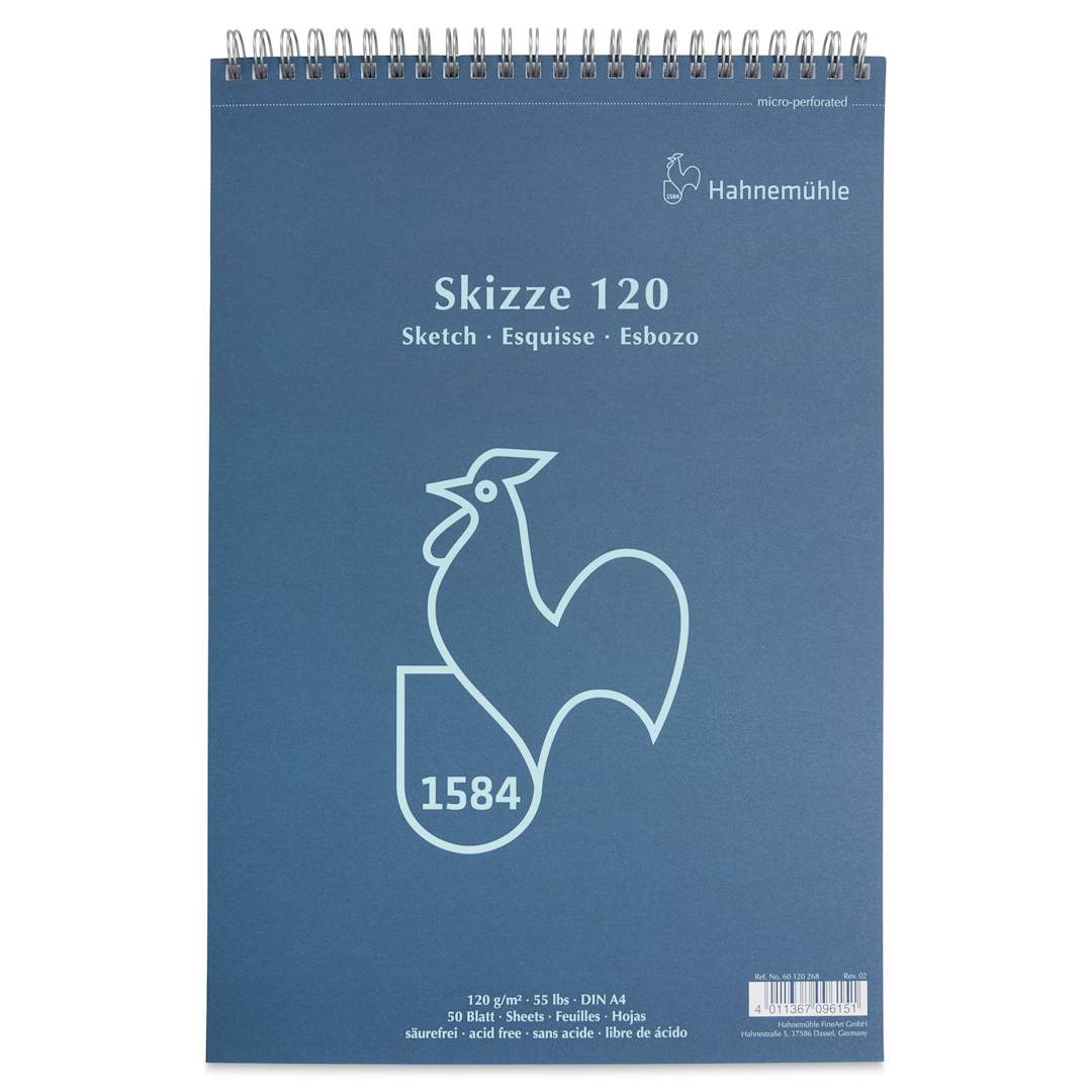 Open in modal - Hahnemühle Skizze Spiral-Bound Sketch Pad - 8.27" x 11.69", 120 gsm, cover