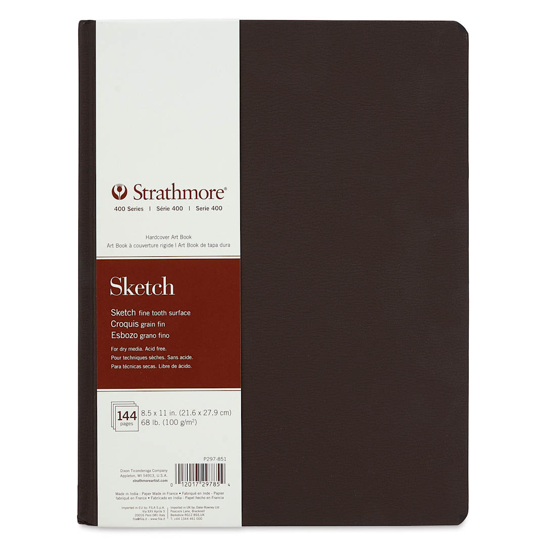 Open in modal - Strathmore 400 Series Sketch Hardcover Hardbound Art Book - 8-1/2" x 11"
