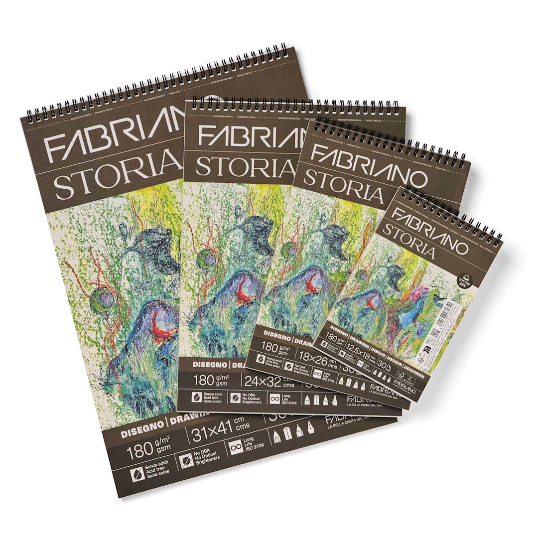Open in modal - Fabriano Storia Wirebound Drawing Pads