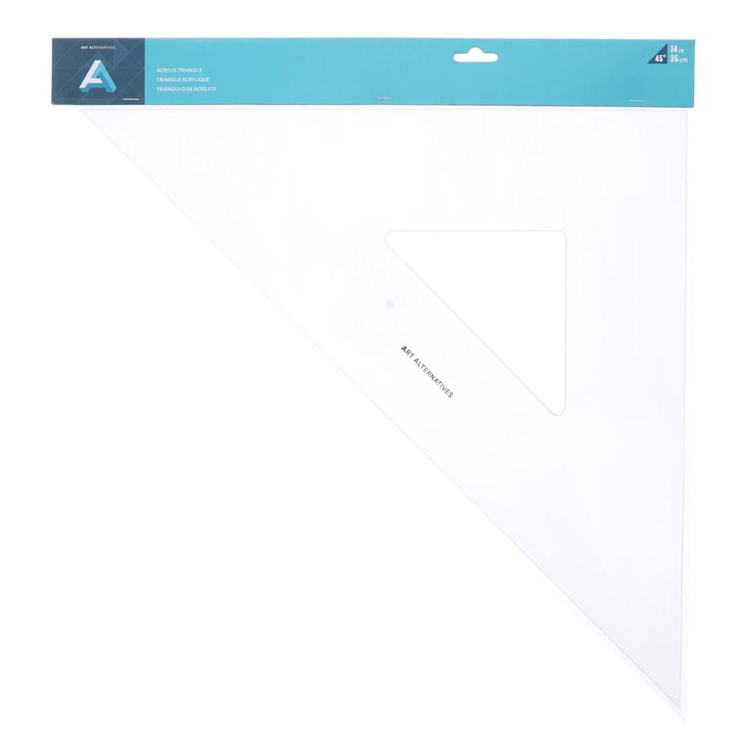 Open in modal - Art Alternatives Acrylic Triangle, 14" 45°