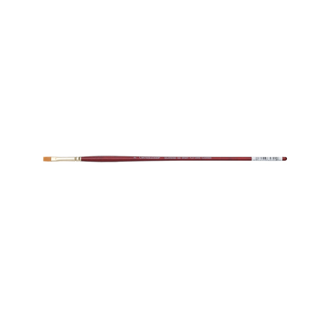 Open in modal - Grumbacher Golden Edge Acrylic Brush, Bright, 2
