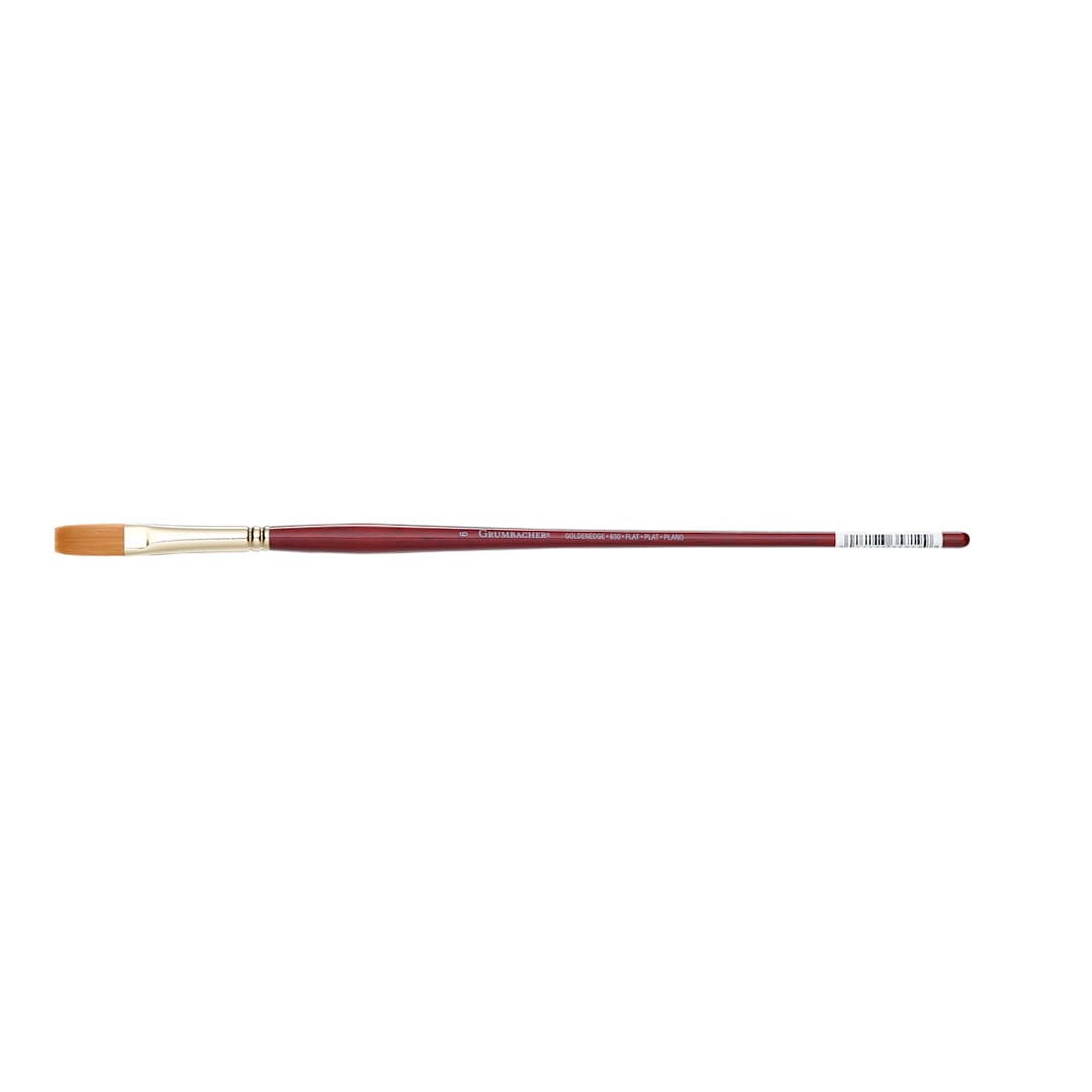 Open in modal - Grumbacher Golden Edge Acrylic Brush, Flat, 6