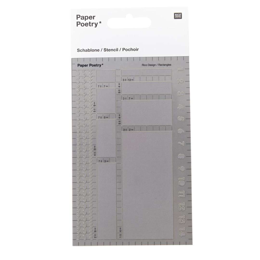 Open in modal - Journaling Stencils Rectangles