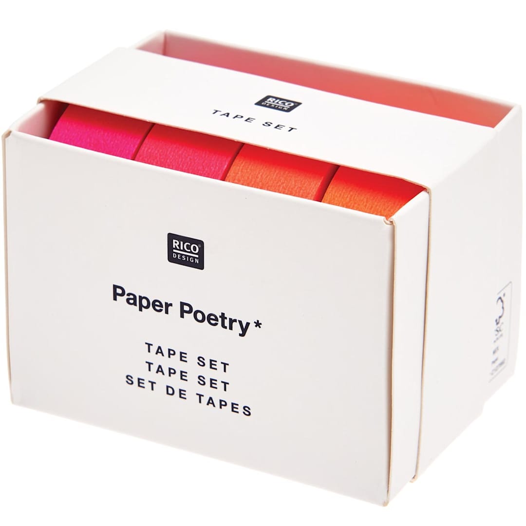 Open in modal - Washi Tape Sets Neon Reds Set - 4/Pkg.