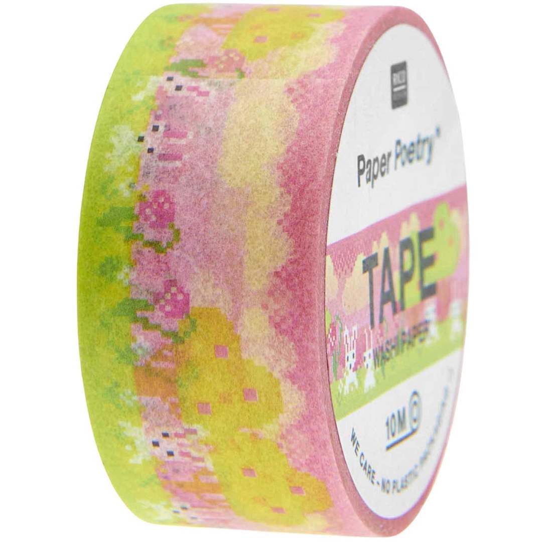 Open in modal - Washi Tapes Pixel Landscape - Pink