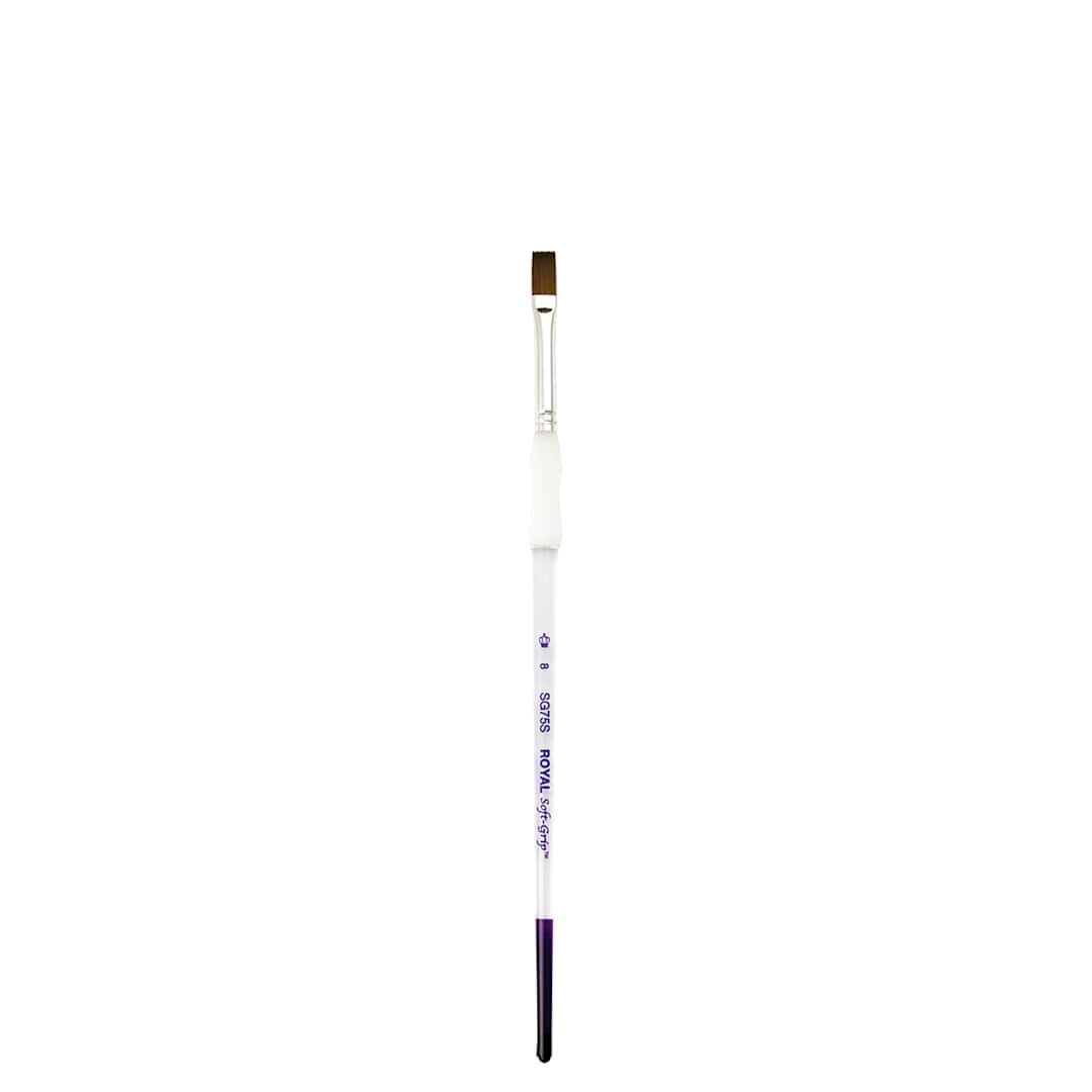 Open in modal - Royal Brush Soft-Grip Synthetic Sable Brush, Shader, 8