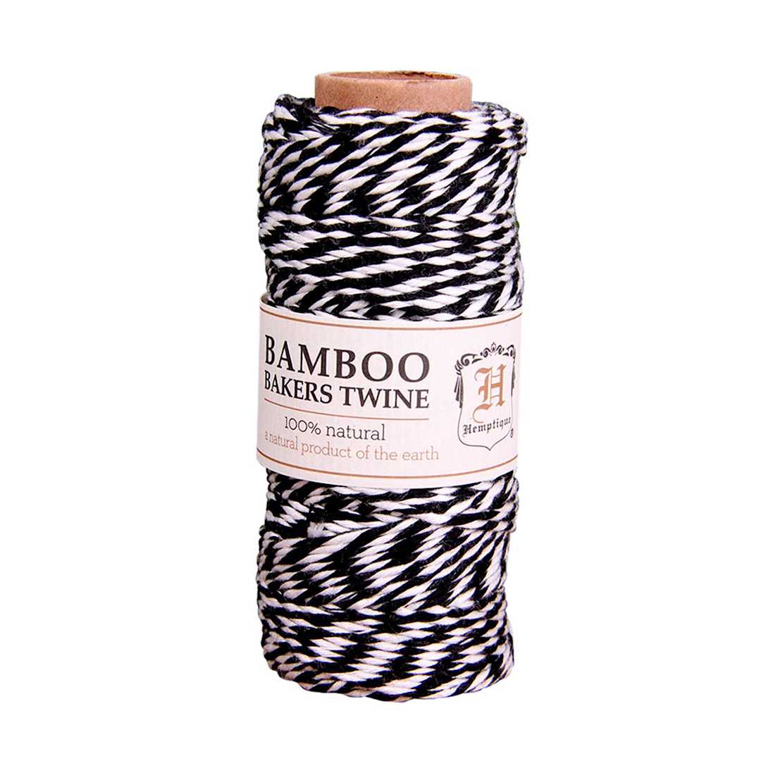 Open in modal - Bamboo Bakers Twine Spool Black/White