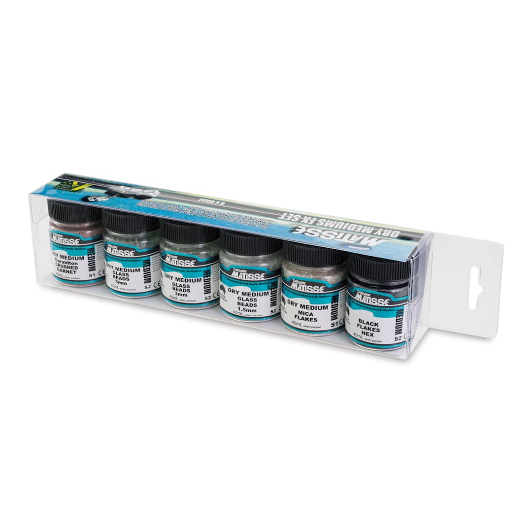 Open in modal - Matisse Dry Mediums - Special Effects, Set of 6, 40 ml