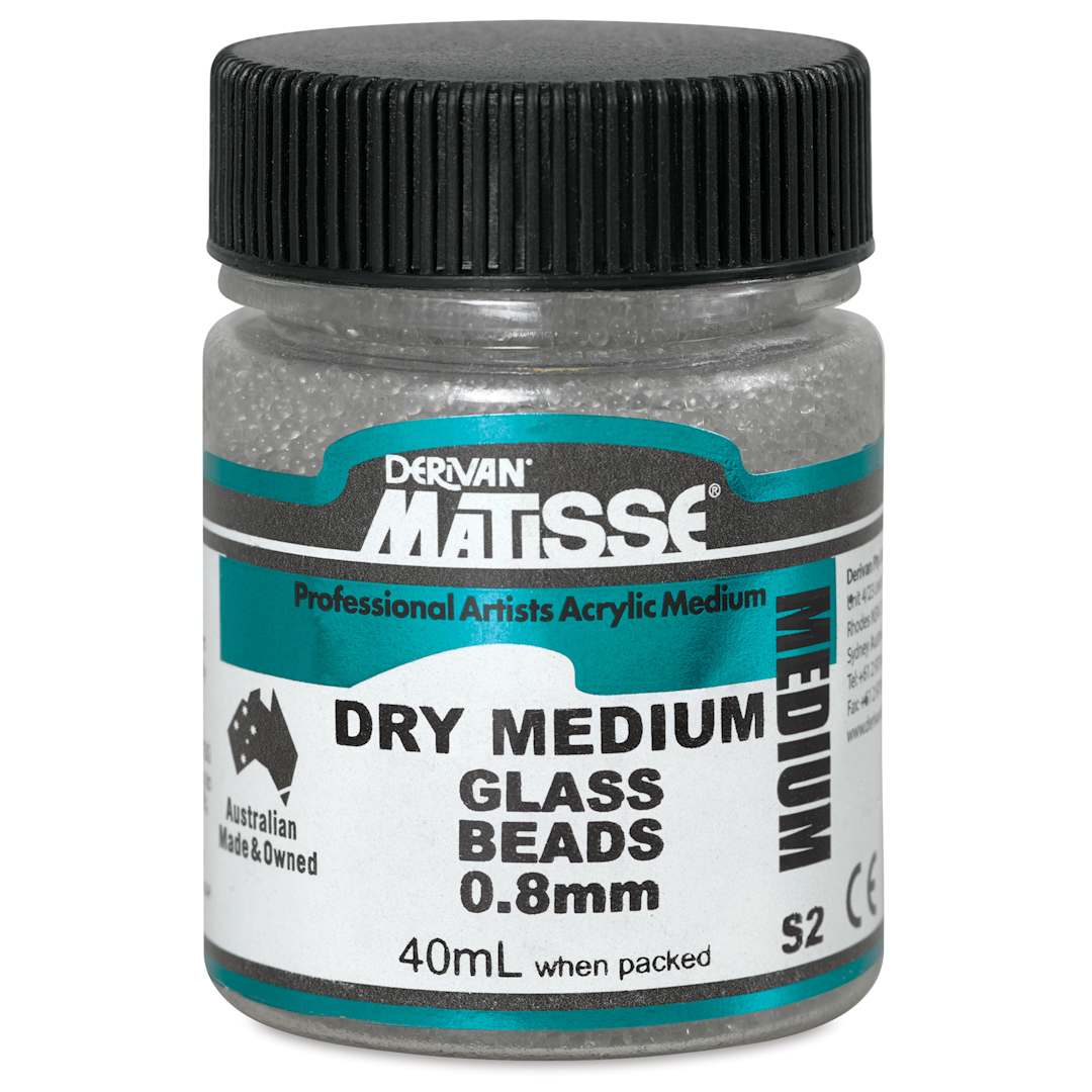 Open in modal - Matisse Acrylic Effects Dry Medium Glass Beads - 0.8 mm, 40 ml