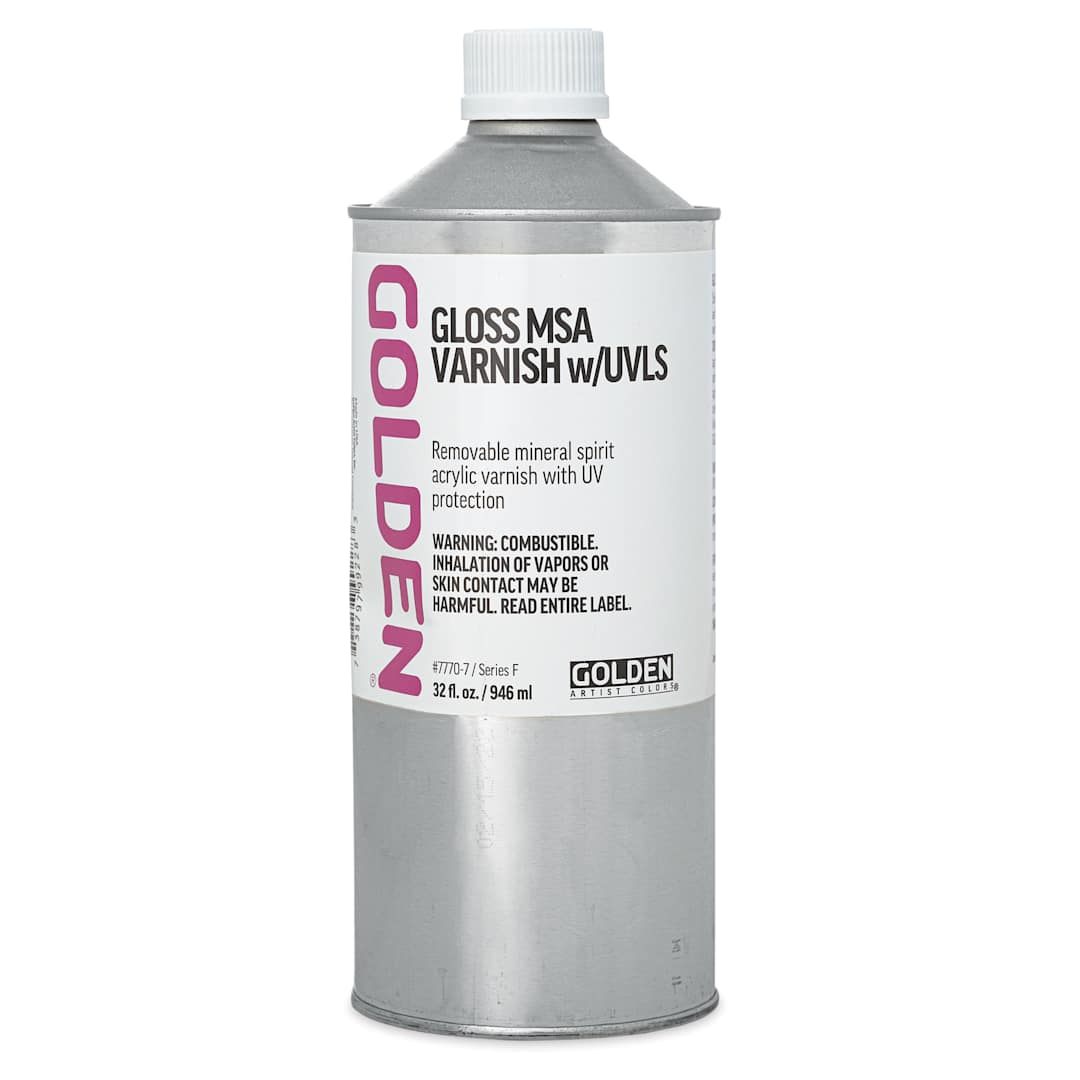 Open in modal - Golden MSA Varnish with UVLS - Gloss, 32 oz