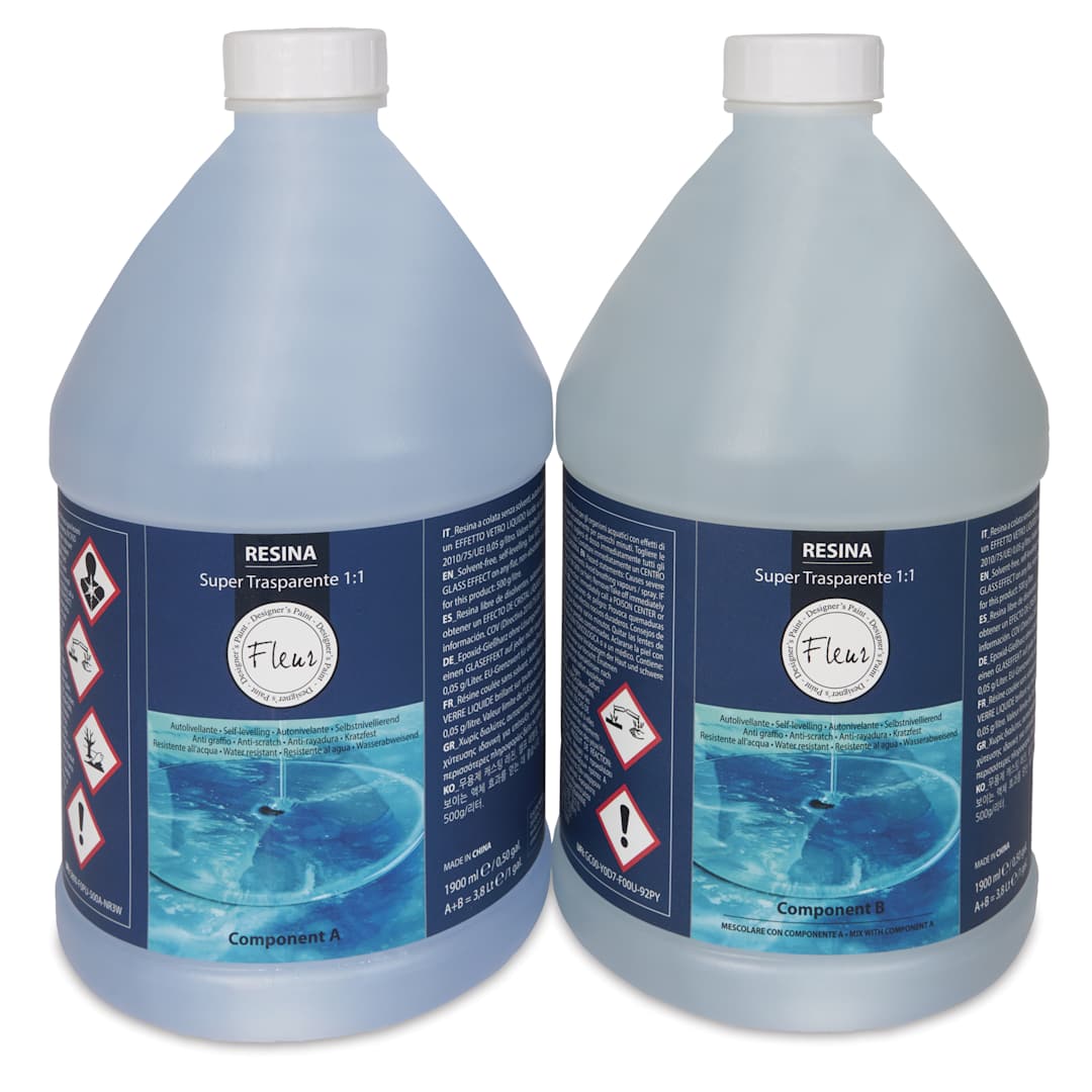 Open in modal - Fleur Super Clear Resin - Resin and Hardener, 3.8 L