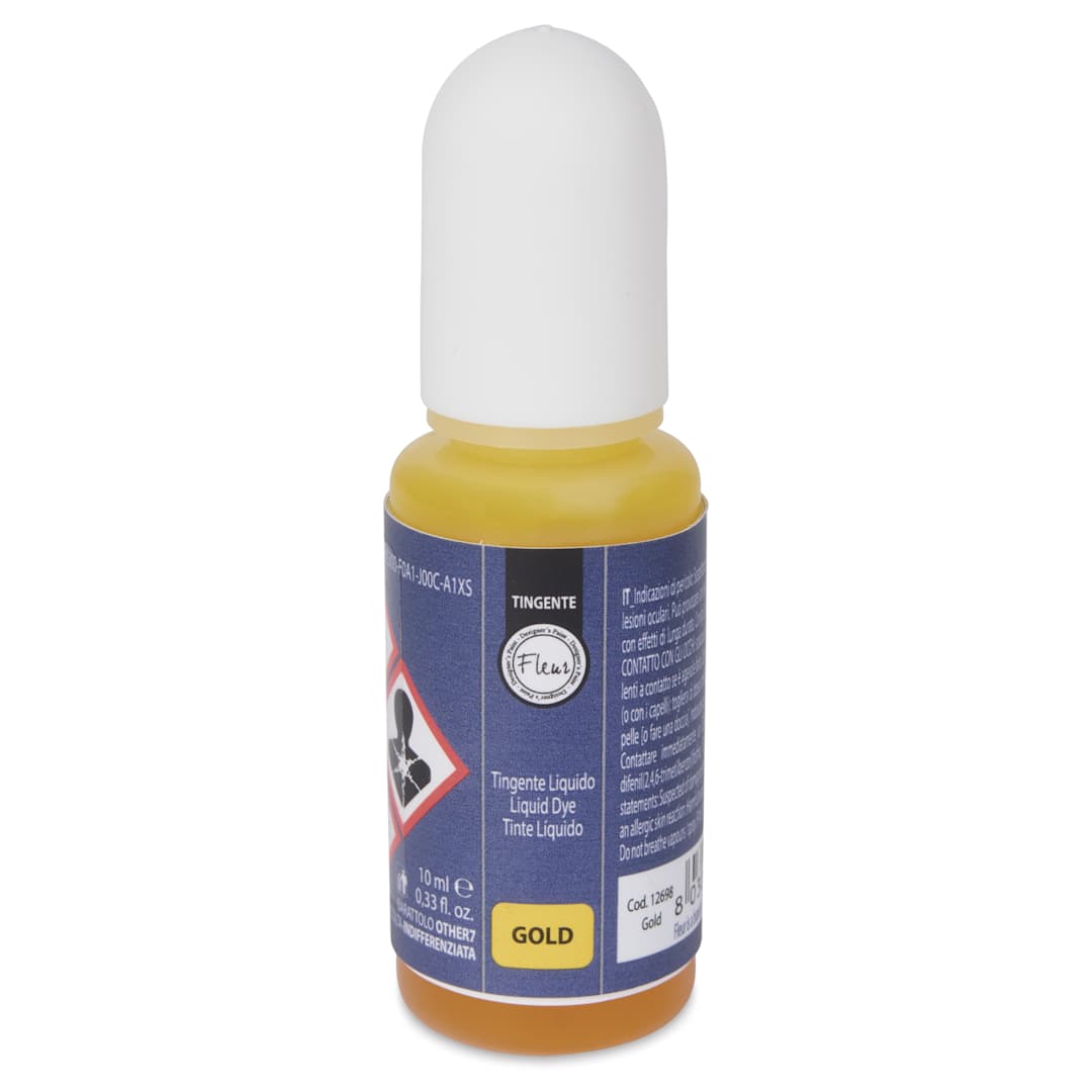 Open in modal - Fleur Epoxy Resin Liquid Dye - Gold, 10 ml