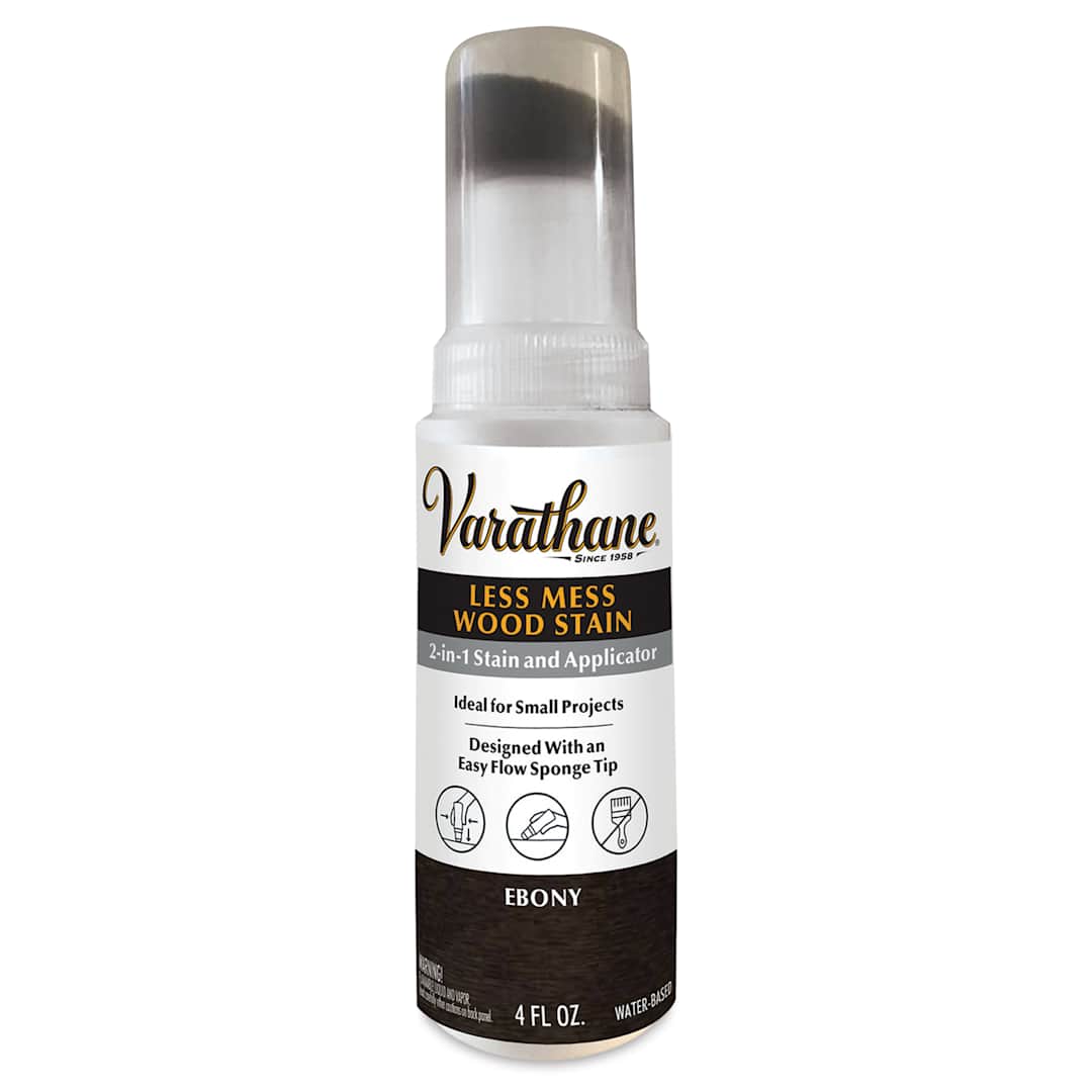 Open in modal - Varathane Less Mess Wood Stain - Ebony, 4 oz