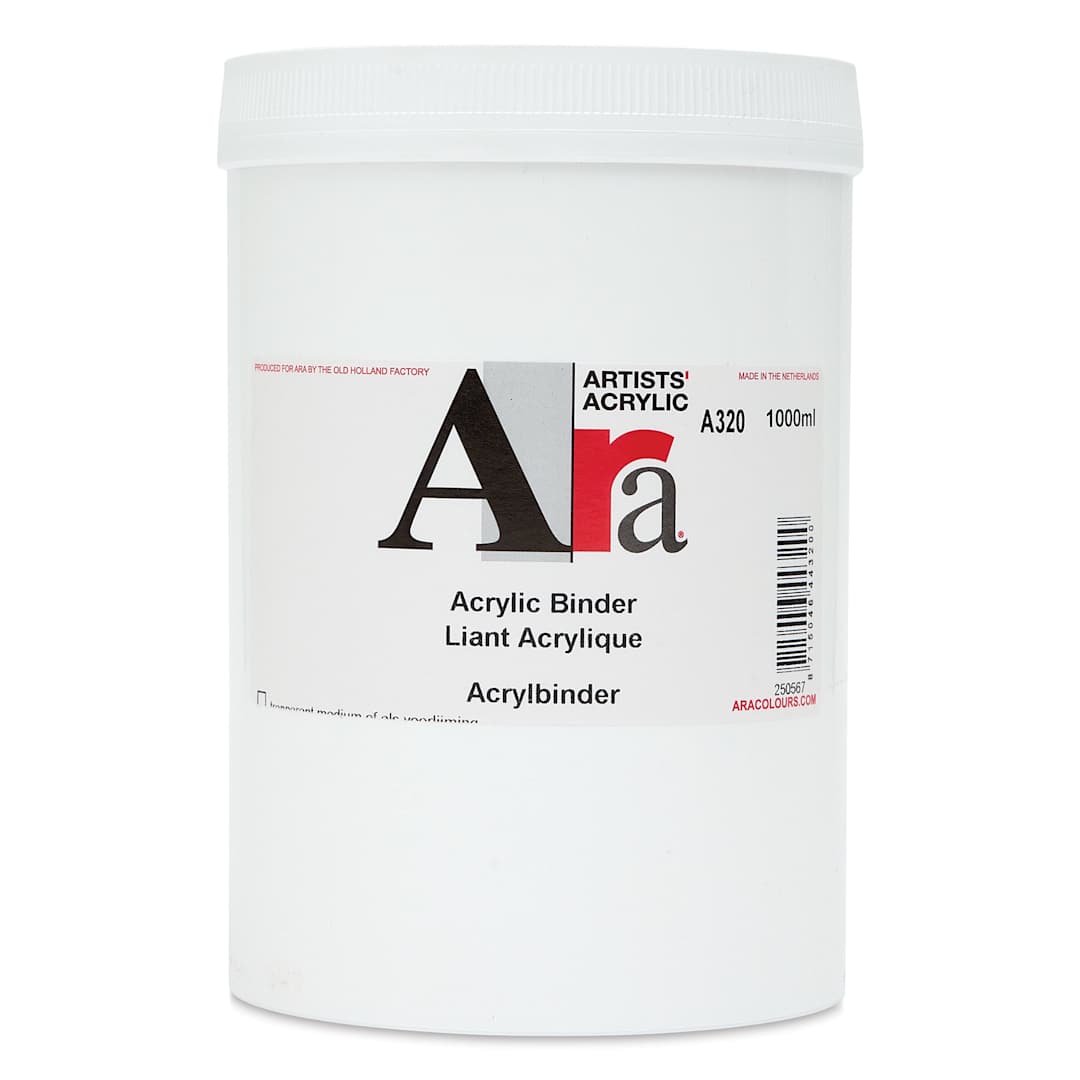 Open in modal - Ara Acrylic Binder - Gloss, 1000 ml Jar