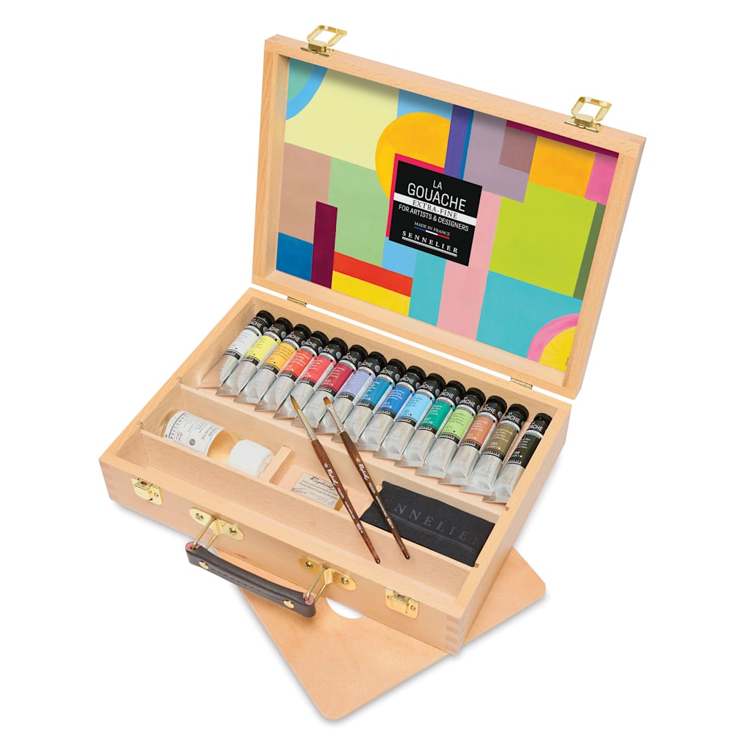 Open in modal - Sennelier Extra Fine Gouache - Set of 15, Assorted Colors, 21 ml Tubes