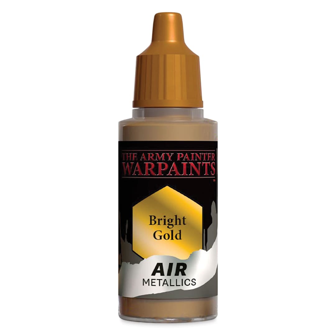 Open in modal - The Army Painter Warpaints Air Acrylic Airbrush Paint - Bright Gold, 18 ml