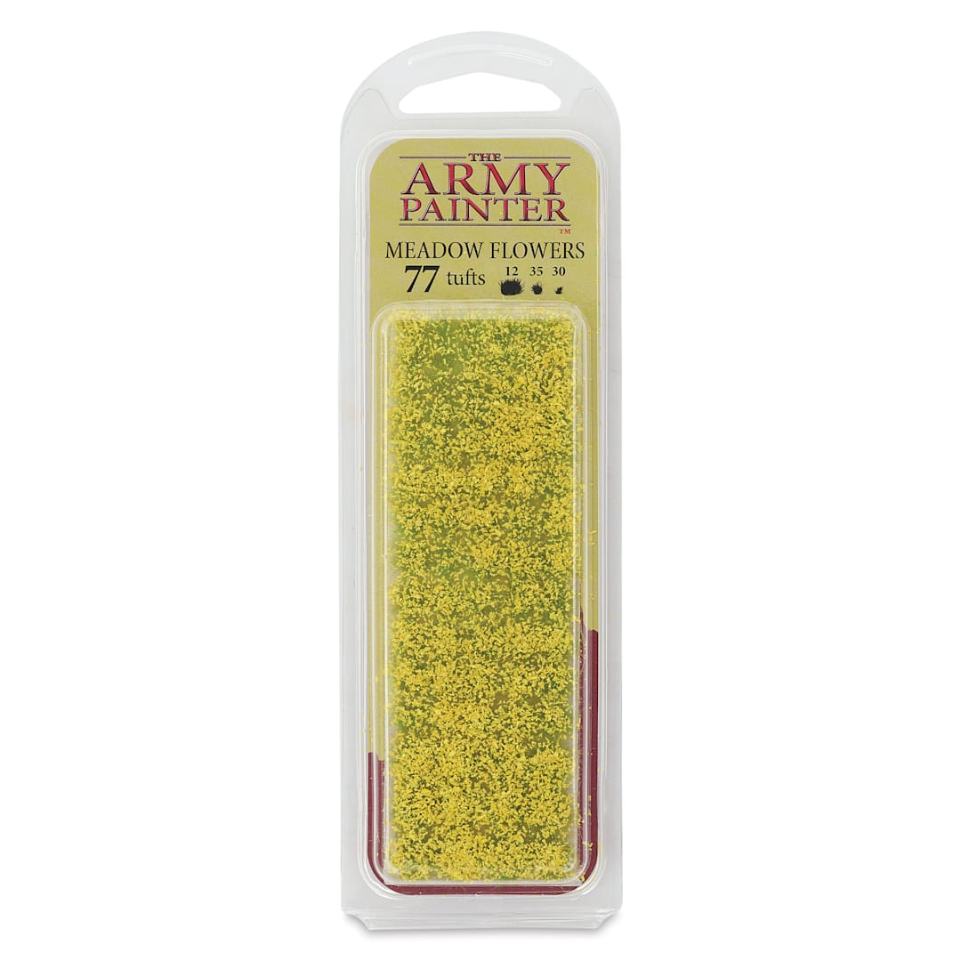 Open in modal - The Army Painter Battlefields Scenery Grass Tufts - Meadow Flower Tuft - front of package