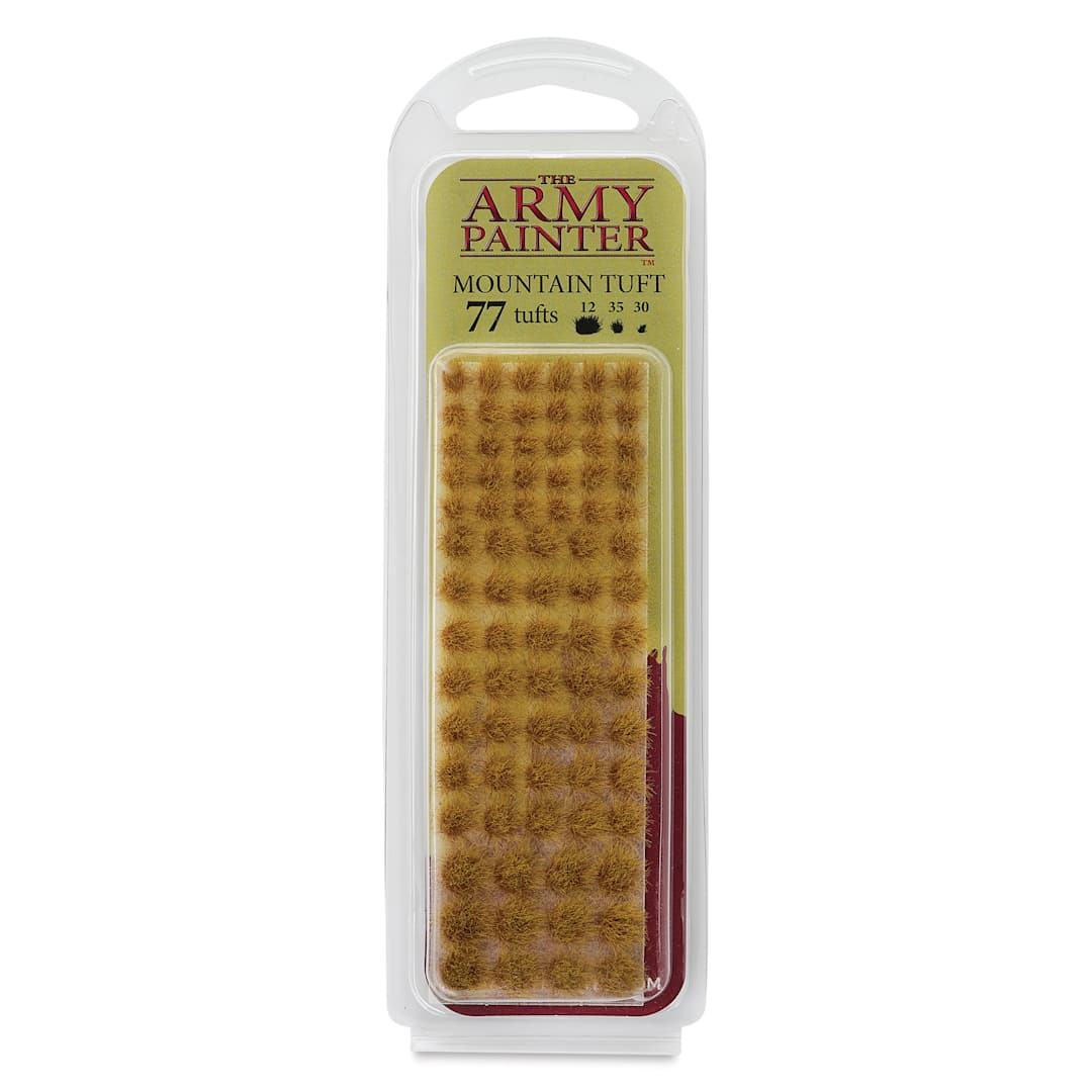 Open in modal - The Army Painter Battlefields Scenery Grass Tufts - Mountain Tuft - front of package