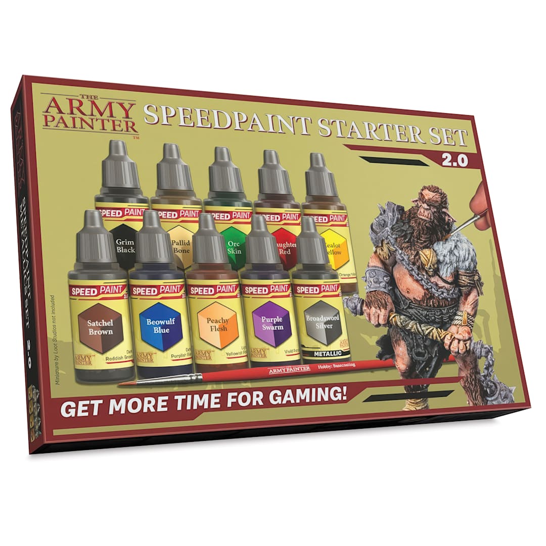 Open in modal - The Army Painter Acrylic Speedpaints - Set of 10, Starter 2.0