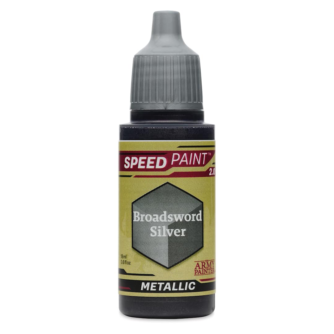 Open in modal - The Army Painter Acrylic Speedpaint - Broadsword Silver, 18 ml