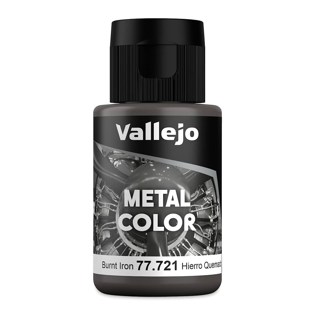 Open in modal - Vallejo Metal Color Acrylic Paint - Burnt Iron, 32 ml