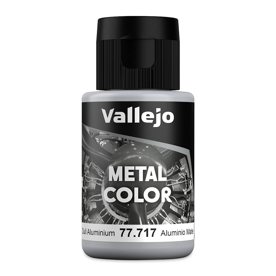 Open in modal - Vallejo Metal Color Acrylic Paint - Dull Aluminium, 32 ml