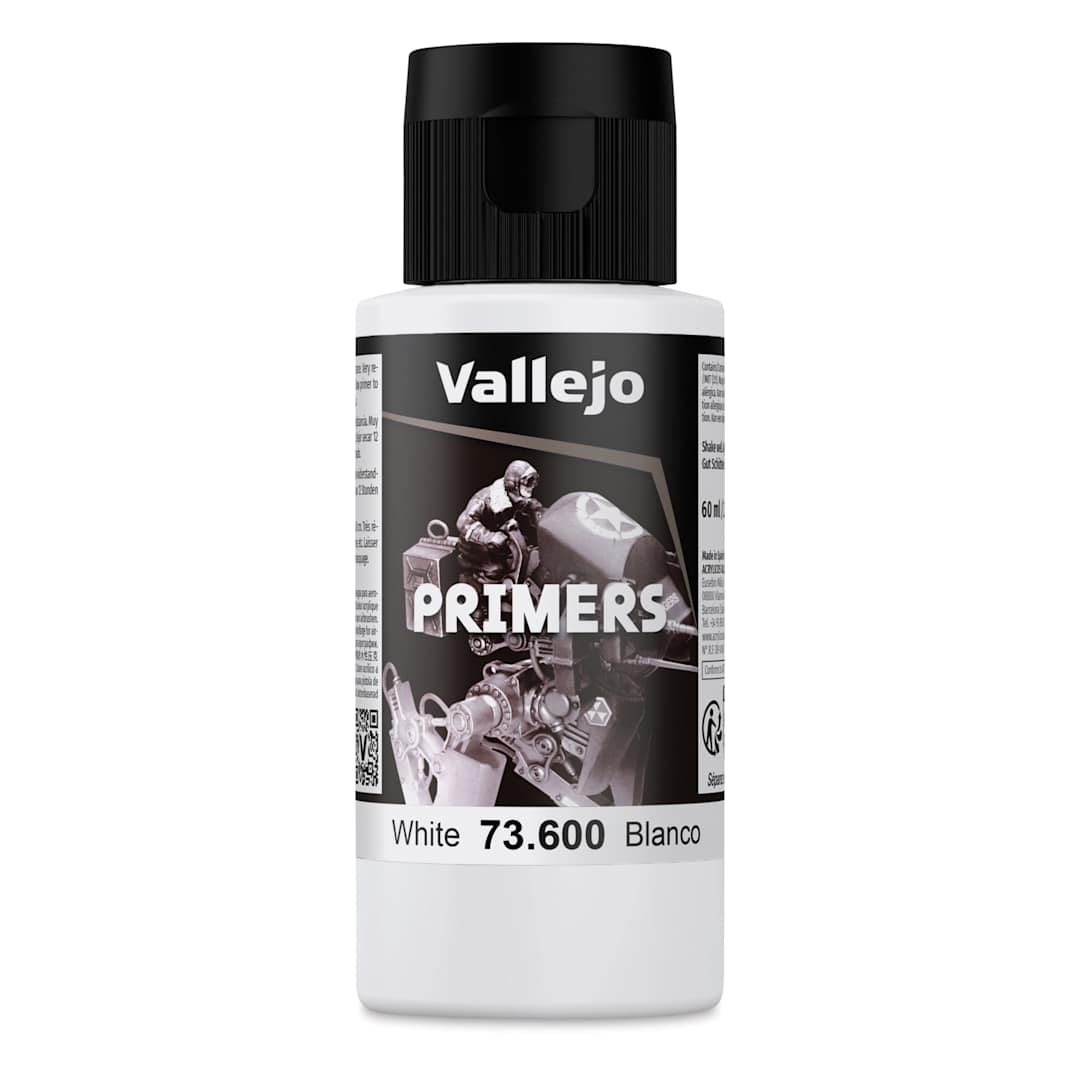 Open in modal - Vallejo Primer - White, 60 ml Bottle