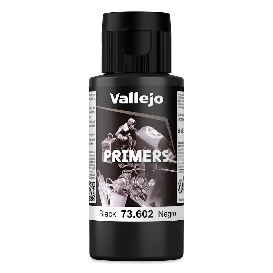 Open in modal - Vallejo Primer - Black, 60 ml Bottle