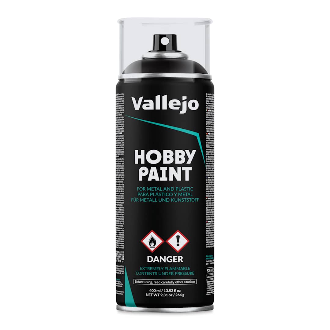 Open in modal - Vallejo Hobby Spray Paint - Black, 400 ml