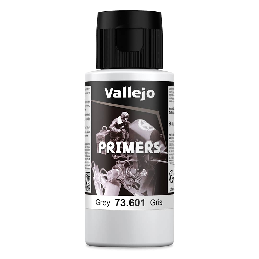 Open in modal - Vallejo Primer - Grey, 60 ml Bottle