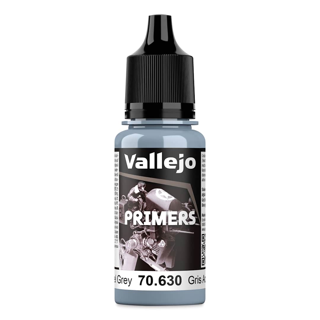 Open in modal - Vallejo Airbrush Primer - Steel Grey, 18 ml