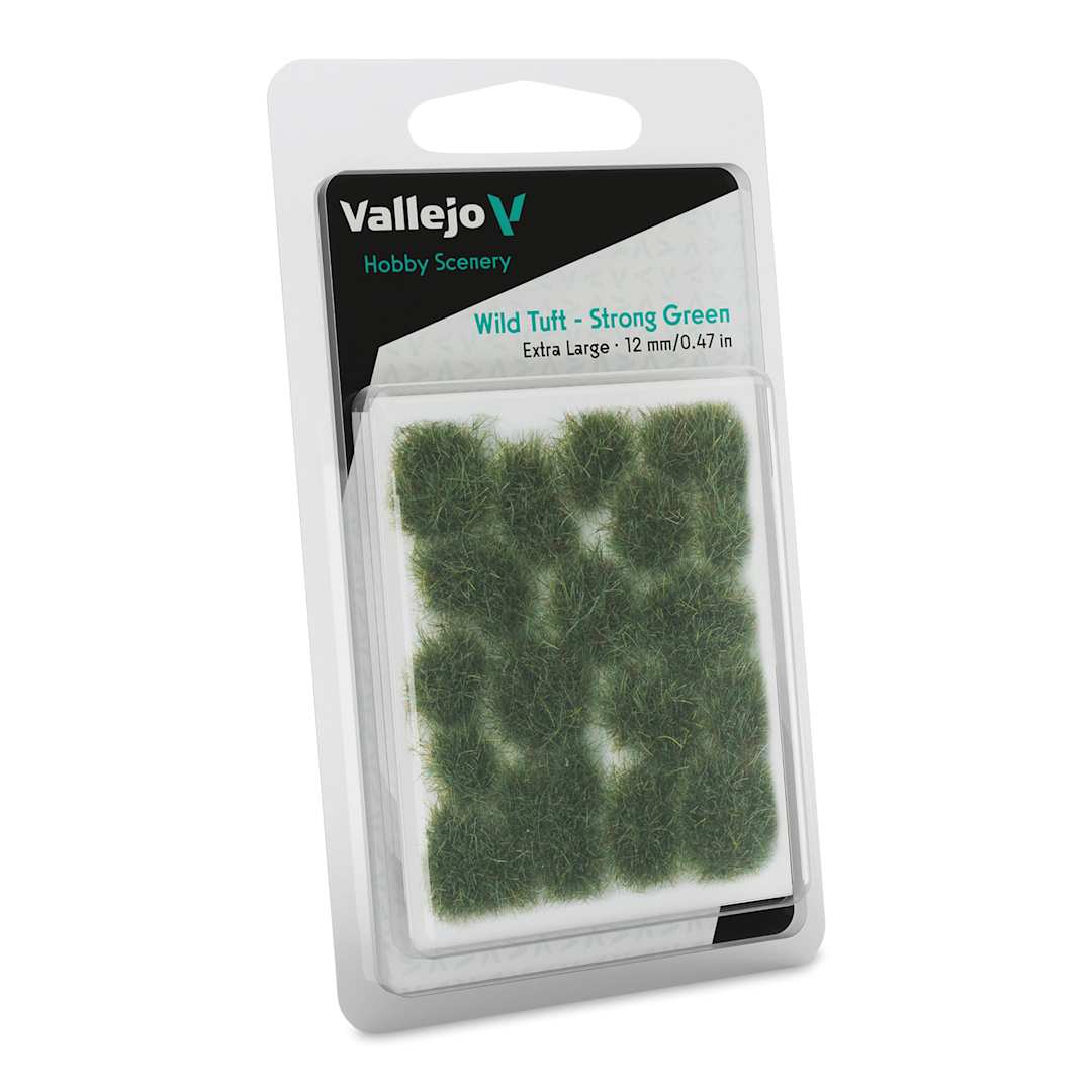 Open in modal - Vallejo Scenery Wild Tufts - Strong Green Tufts, 12 mm in package