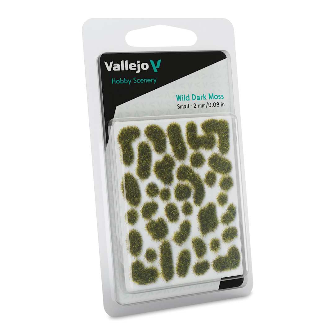 Open in modal - Vallejo Scenery Wild Tufts - Dark Moss, 2mm in package