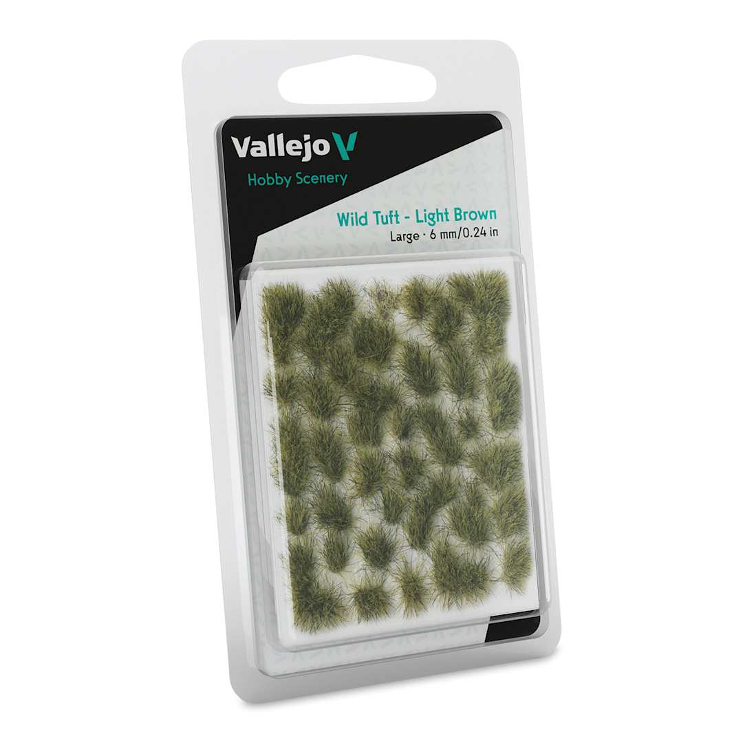 Open in modal - Vallejo Scenery Wild Tufts - Light Brown Tufts, 6 mm in package