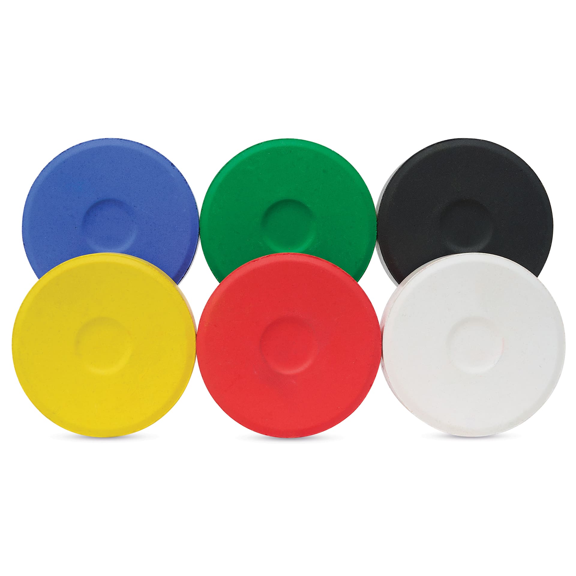 Blick Essentials Tempera Cakes - Set of 6, Large Cakes in Tray, cakes out of tray