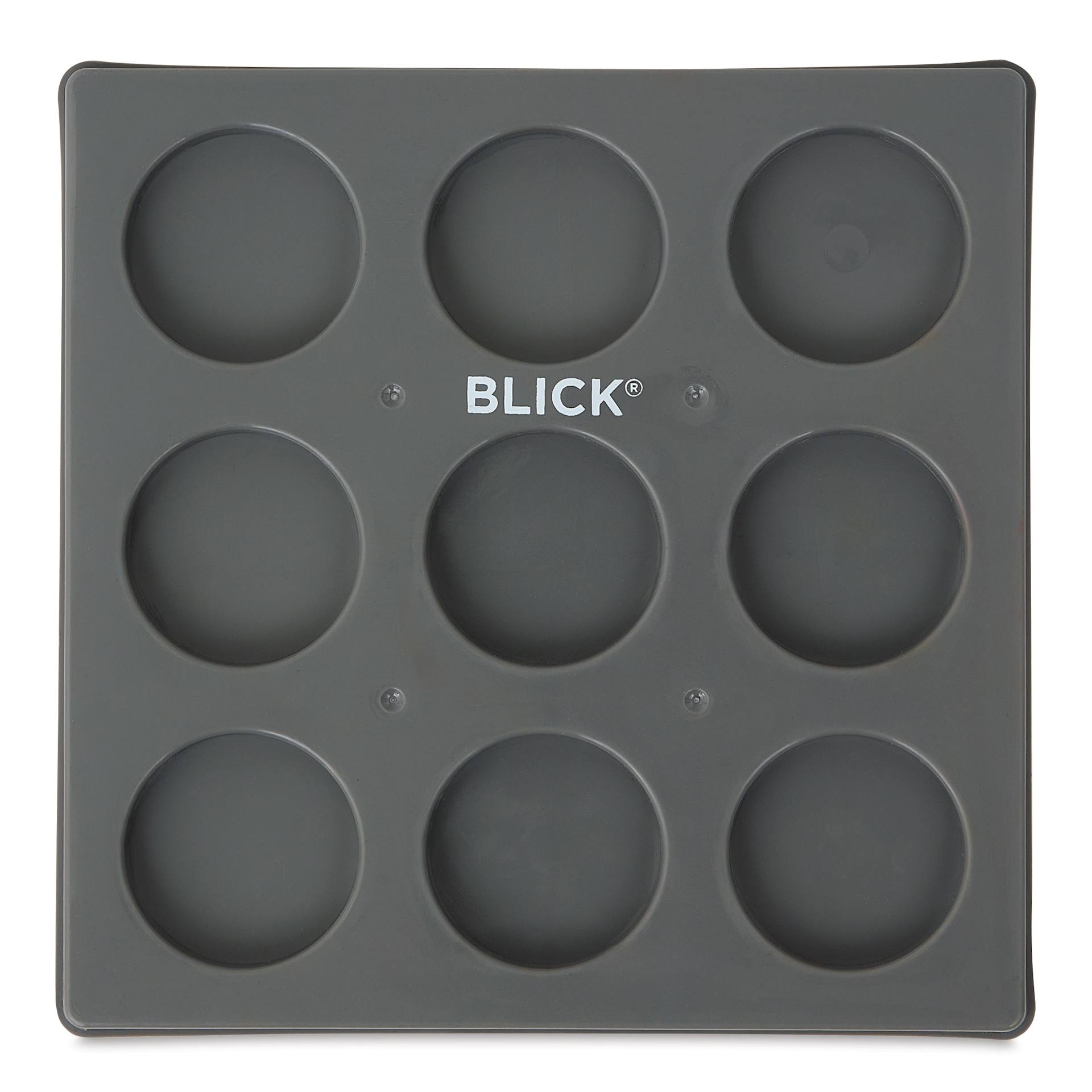 Blick Essentials Empty Tempera Cake Tray - 9 Wells, Small, front