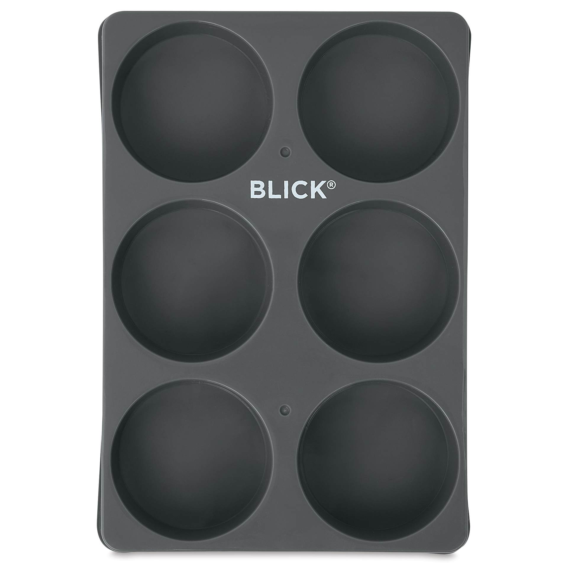 Blick Essentials Empty Tempera Cake Tray - 6 Wells, Large, front