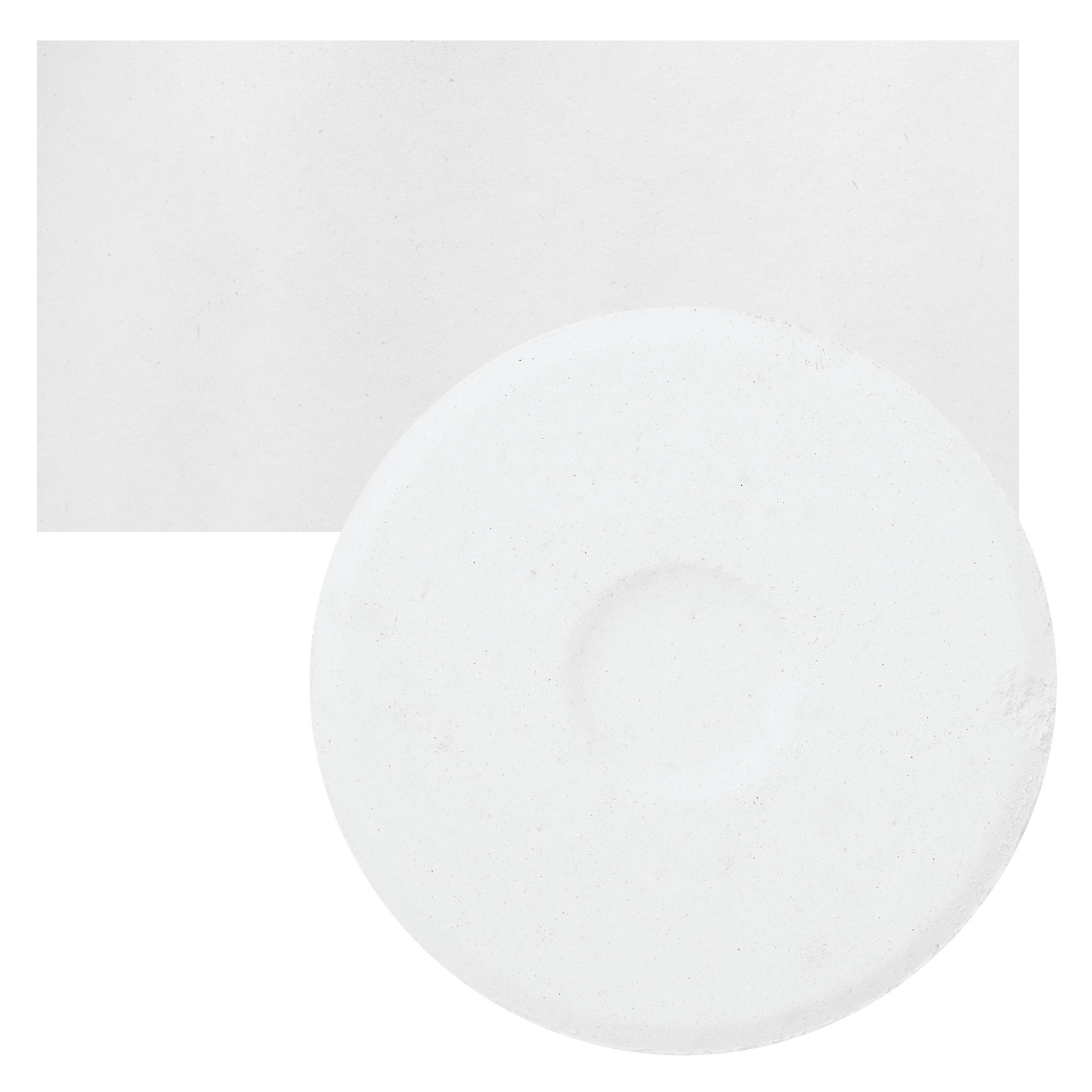 Blick Essentials Tempera Cake - White, Large cake and swatch