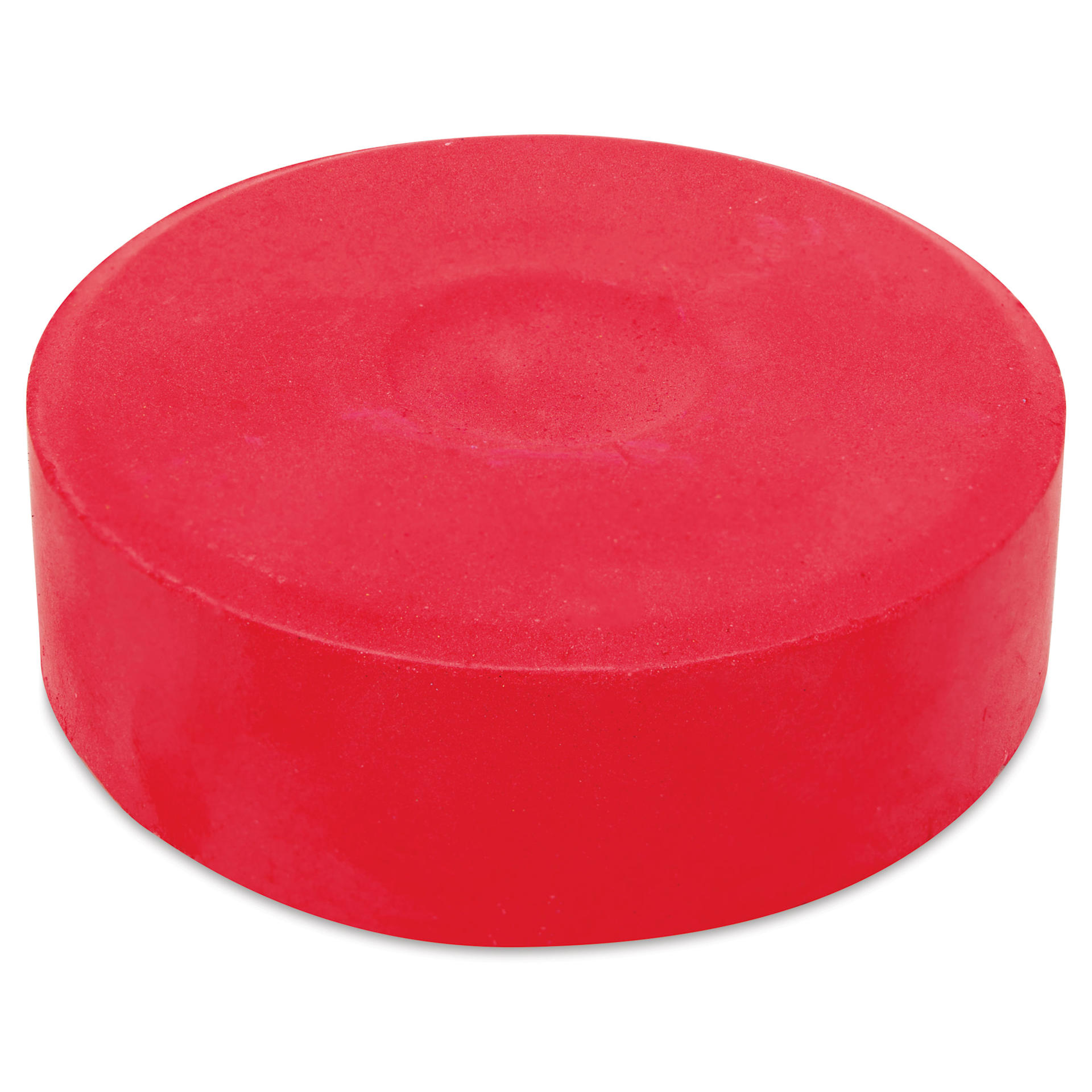Side view of the Large Crimson Red Blick Essentials Tempera Cake