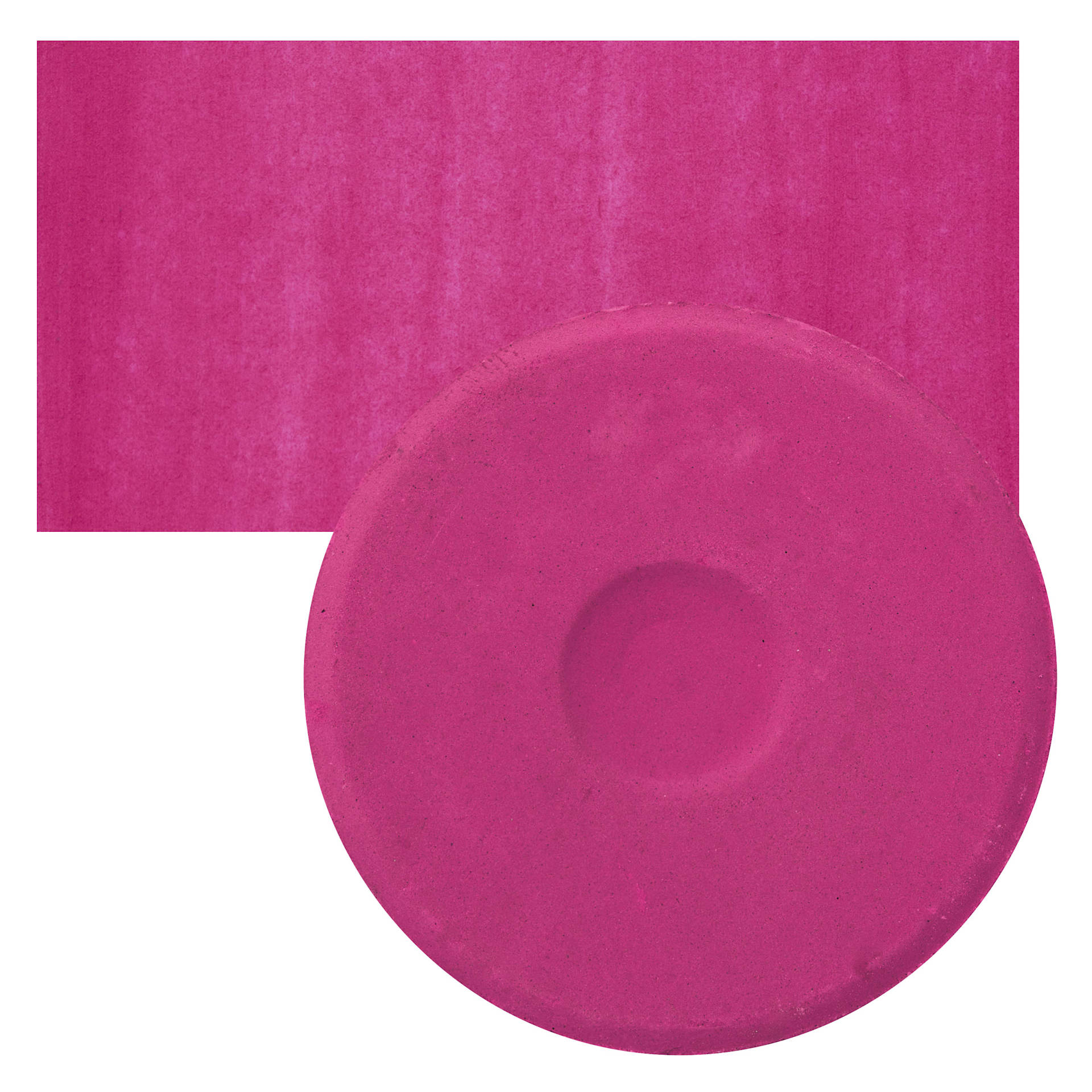 Blick Essentials Tempera Cake - Cerise, Large and swatch