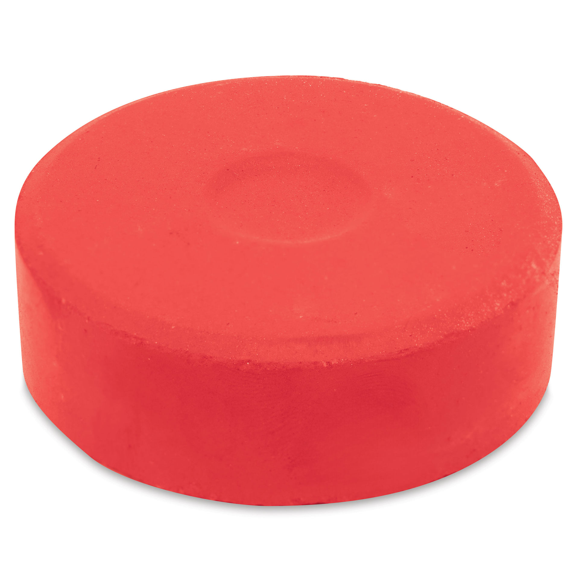 Side view of Large Brilliant Red Blick Essentials Tempera Cake